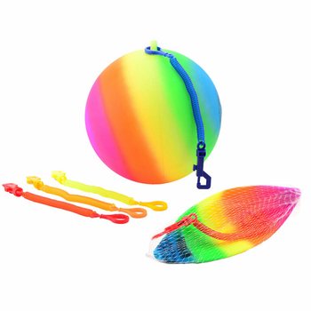 MINGE CURCUBEU CU ȘNUR / MINGE BUNGEE &Oslash;23 Cm (36 buc)