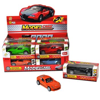 Mașini de Sport cu Fricțiune în Display (12 buc.)
