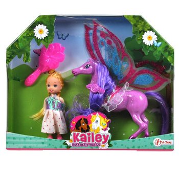 Păpușă Kailey cu cal (6 buc.)
