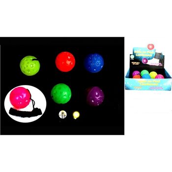 MINGE DE FOTBAL LUMINOASĂ CU ELASTIC (12 buc.)