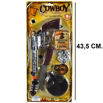 SET DE COWBOY PE CARTON - MODEL 4 (6 buc.)