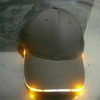 ȘAPCĂ LED LUMINOASĂ / PARTY CAPS - CULOARE: PORTOCALIU (12 buc.)