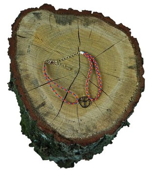 Brățară împletită cu talisman (1 buc)