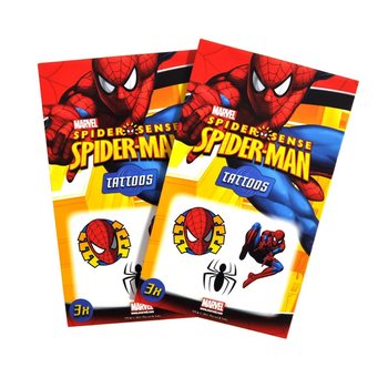 Tatuaje Marvel din 3 piese - Model: Spider-Man (50 buc.)