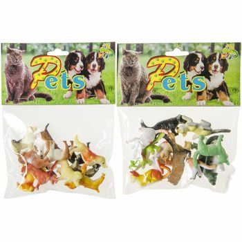 Set 12 Figurine de Jucărie C&acirc;ini și Pisici