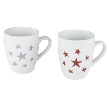 Set 6 Căni de Crăciun &icirc;n Cutie Cadou (2 seturi)