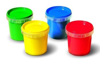 Set Pictură cu Degetele SES, 4x150ml (4 culori) (1 buc.)