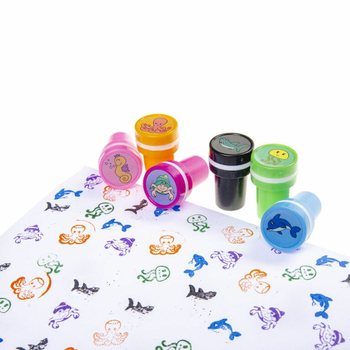 Ștampile Animale Marine - Display cu 60 de bucăți