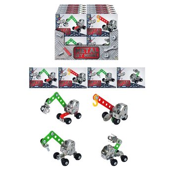 CONSTRUIEȘTE-ȚI PROPRIUL VEHICUL DE CONSTRUCȚIE DIN METAL – ÎN DISPLAY (24 buc.)