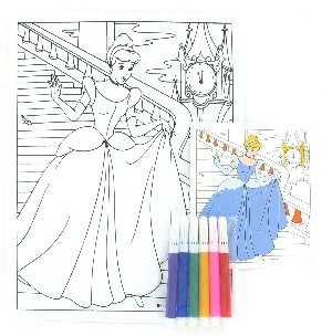 Set tablouri de colorat cu carioci (12 buc.)