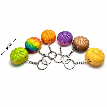 RAGE - BRELOCURI SQUISHY GĂLUȘTE - MIX CULORI - &Icirc;N DISPLAY (24 buc.)