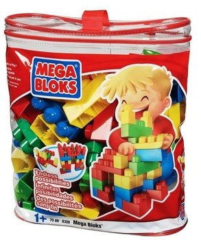 MEGA BLOKS Set de Construcție &icirc;n Geantă (70 Piese) - 8309