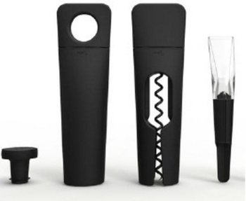 MENU BLADE - SET VIN TIRBUȘON TWIST + POMPĂ VID + DECANTER (1 buc.)