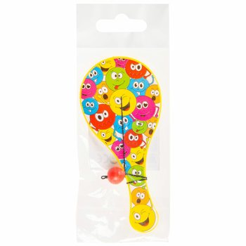 PALETĂ CU MINGE PE ELASTIC - MODEL: SMILEY (48 buc.)