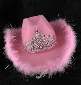 PĂLĂRIE DE COWBOY - ROZ (6 buc.)