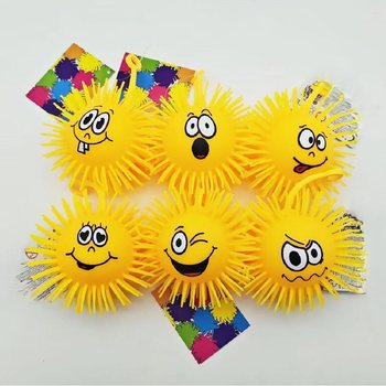 MINGE PUFFER CU FAȚĂ EMOȚIE - 10CM - &Icirc;N DISPLAY (12 buc.)