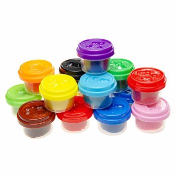 FUN DOUGH - PLASTILINĂ ÎN BORCĂNAȘE (1 pungă de 15 buc.)