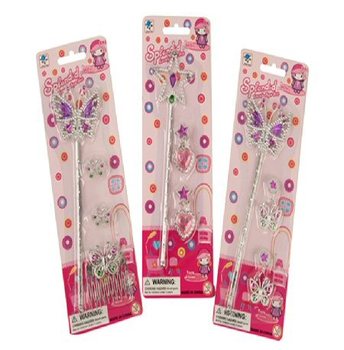 SPLENDID Set Baghetă Magică pentru Fetițe pe Card (12 buc.)