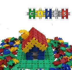 BLOCURI DE CONSTRUCȚIE CLICS (1100 piese)
