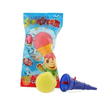 Mini Jucărie Lansator Înghețată din Spumă la Pungă 10 cm (48 buc.)