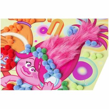 TROLLS CREEAZĂ-ȚI PROPRIA OPERĂ DE ARTĂ CU POMPONURI (48 buc.)