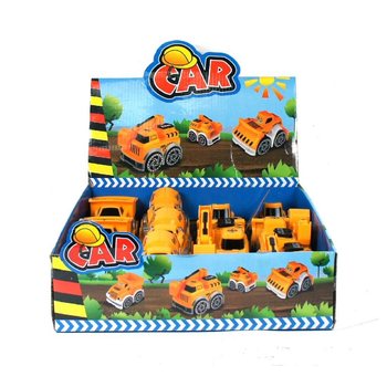 Vehicule de Construcție cu Fricțiune &icirc;n Display (12 buc.)