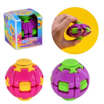 MINGE FIDGET SPINNER SPIN & POP - SPIN SHIFT BALL - &Icirc;N DISPLAY (24 buc.)