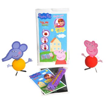 Creează-ți propria figurină din plastilină Peppa Pig (10 buc.)