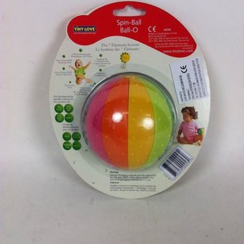 JUCĂRIE PENTRU BEBELUȘI - MINGE TINY LOVE SPIN BALL (2 buc.)