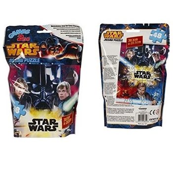 Puzzle Star Wars &icirc;n pungă surpriză blindbag 38,1 x 28,5 cm (12 buc.)
