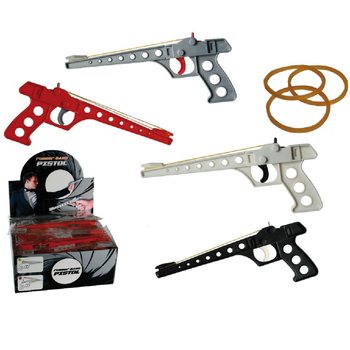 Pistol cu elastice GADGET în display (24 buc.)