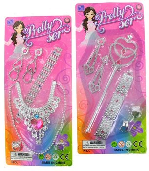 SET BIJUTERII PRETTY GIRL PE CARD (12 buc.)