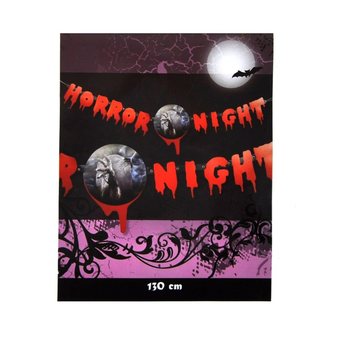 GHIRLANDĂ CU LITERE "HORROR NIGHT" 130 CM (2 buc.)