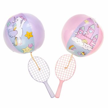 Rachetă Paddle cu Minge - Unicorn (12 buc.)
