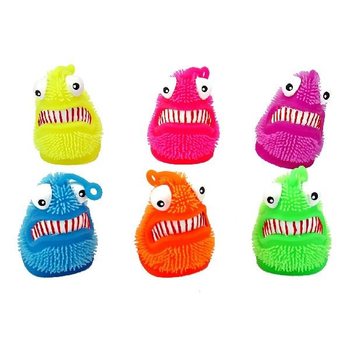 MONȘTRI PUFFER LUMINOȘI MARI CU LUMINĂ Ø9,5CM (12 buc.)
