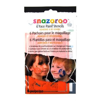 SNAZAROO - 6 Șabloane pentru Pictură pe Față (12 buc.)