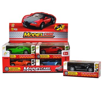 Mașini de Sport cu Fricțiune &icirc;n Display (12 buc.)