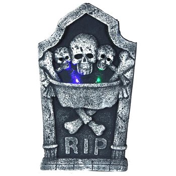 DECORAȚIUNE PIATRĂ FUNERARĂ CU ILUMINARE LED (2 buc.)