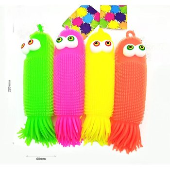 Minge Puffer Caracatiță - 20cm lungime - În display (12 buc.)