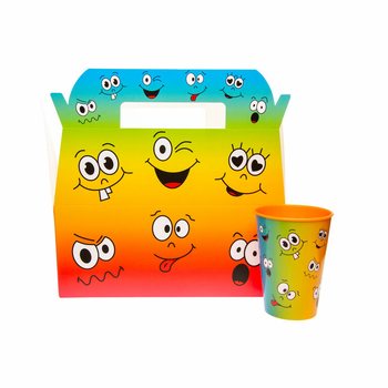 Cutie Meniu Copii Smiley - 22,5 x 12 x 9,5 cm (24 buc)