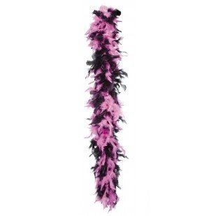 Boa Negru/Roz pentru Prințese 180 cm (6 buc.)