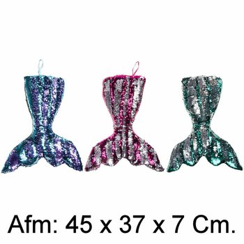 Pernă Coadă de Sirenă din Pluș XL - 45 cm - Culori Mixte (4 buc.)