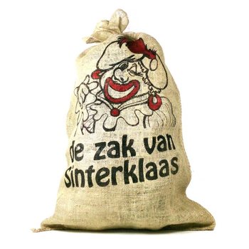 Sac mare de iută pentru Moș Nicolae / Moș Crăciun