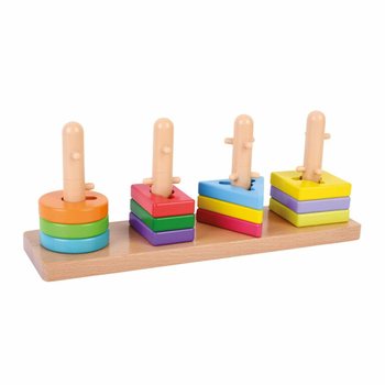Puzzle Labirint din Lemn JOUECO - 12 Luni și peste