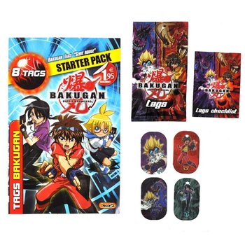 BAKUGAN - Pachet de start 8 Tag-uri (100 buc.)