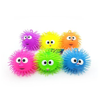 MINGE PUFFER CU OCHI - 13CM - &Icirc;N DISPLAY (12 buc.)