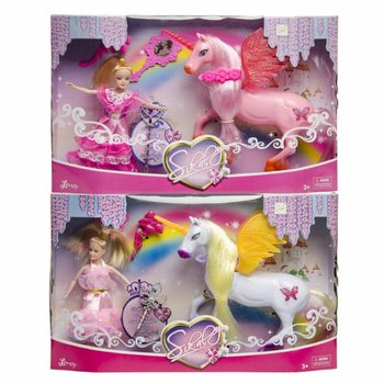 SET DE JOACĂ INOROG / UNICORN ȘI PRINȚESĂ - &Icirc;N CUTIE CADOU DE LUX (1 buc.)