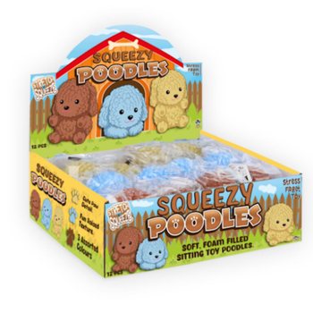 Cățeluși Poodle Elastici și Maleabili &icirc;n Display (12 bucăți)