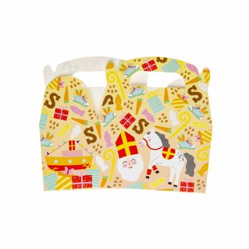 Cutii pentru cadouri Sf&acirc;ntul Nicolae 12x12.5x6 cm (12 buc.)
