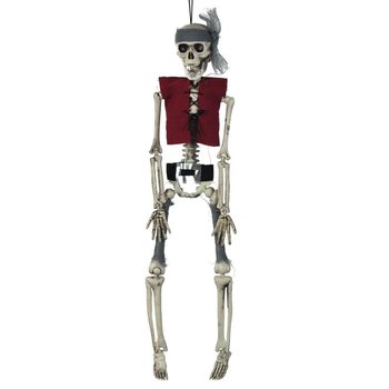Schelet Suspendat Pirat 40 cm (6 buc.) - Decor Halloween En-gros